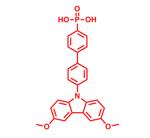 4-(3，6-二甲氧基-9氢-咔唑-9-基)联苯基磷酸  3084258-42-1