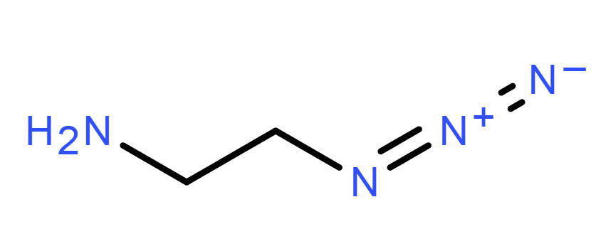 87156-40-9，2-azidoethanamine，氨基的存在增强了其在水溶液中的溶解性