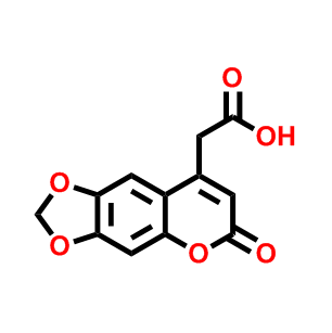 4-羧甲基-6,7-亚甲二氧基香豆素