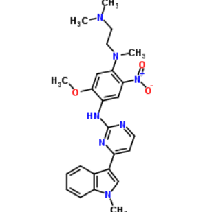 N-(2-二甲基氨基-乙基)-2-甲氧基-n-甲基-n-[4-(1-甲基-1H-吲哚-3-基)-嘧啶-2-基]-5-硝基-苯-1,4-二胺