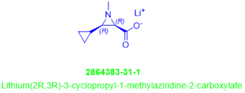 Lithium(2R,3R)-3-cyclopropyl-1-methylaziridine-2-carboxylate