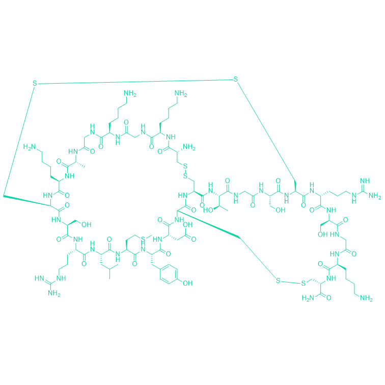 齐考诺肽；Ziconotide Acetate/107452-89-1；914454-03-8（Hac）/ω-Conotoxin MVIIA