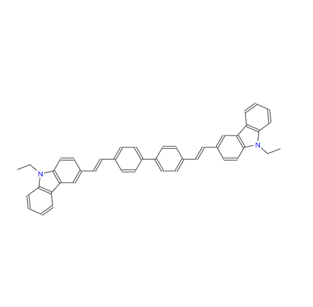 4,4'-双(9-乙基-3-咔唑乙烯基)-1,1'-联苯