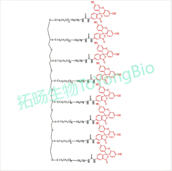 八臂聚乙二醇荧光素 8Arm PEG-FITC