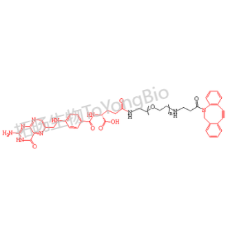 叶酸聚乙二醇二苯并环辛炔;二苯并环辛炔聚乙二醇叶酸