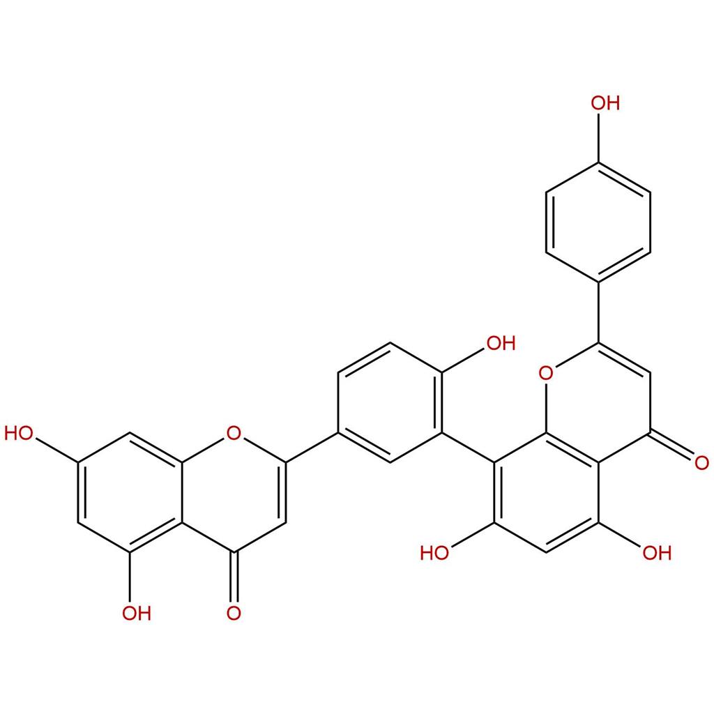 穗花杉双黄酮(CAS:1617-53-4)