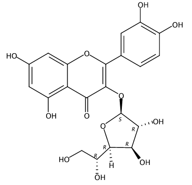 槲皮素-3-O-葡萄糖苷(CAS:21637-25-2)