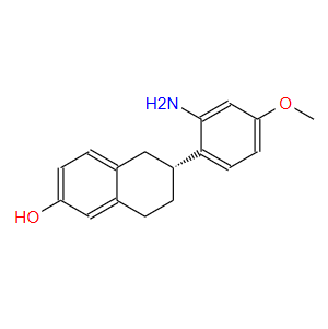 (6R)-6-(2-氨基-4-甲氧基苯基)-5,6,7,8-四氢-2-萘酚；2477812-39-6