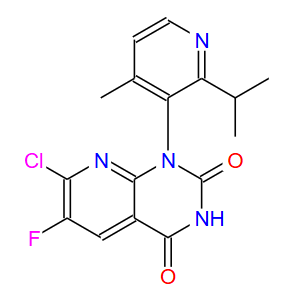 7-氯-6-氟-1-(2-异丙基-4-甲基吡啶-3-基)吡啶并[2,3-D]嘧啶-2,4(1H,3H)-二酮