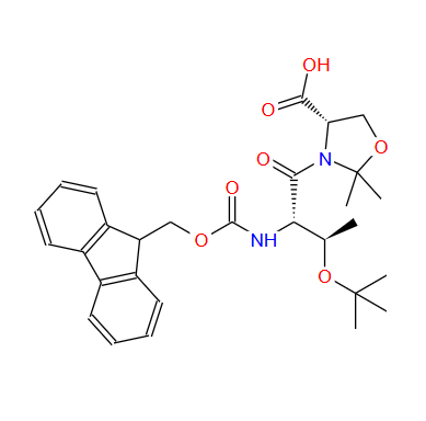 (S)-3-(N-(((9H-芴-9-基)甲氧基)羰基)-O-(叔丁基)-L-苏氨酸)-2,2-二甲基恶唑烷-4-羧酸