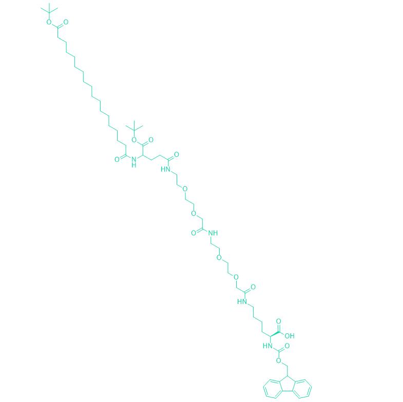 FMOC-L-LYS[OCT-(OTBU)-GLU-(OTBU)-AEEA-AEEA]-OH 1662688-20-1.png