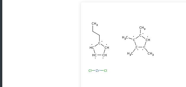 二氯[(1,2,3,4,5-η)-1-丙基-2,4-环戊二烯-1-基][(1,2,3,4,5-η)-1,2,3,4-四甲基-2,4-环戊二烯-1-基]锆 97%