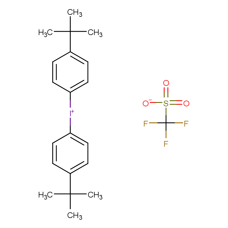 双［4-(1,1-二甲基乙基)苯基］碘鎓与三氟甲磺酸的盐