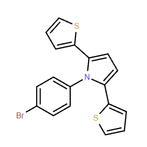 1-(4-溴苯基)-2,5-二(噻吩-2-基)-1H-吡咯