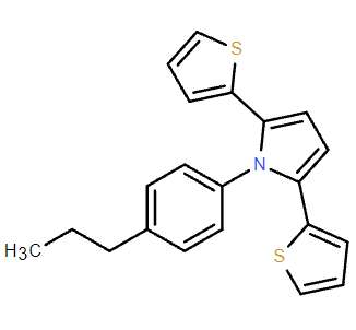 1-(4-丙基苯基)-2,5-二(噻吩-2-基)-1H-吡咯