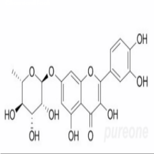 槲皮素-7-O-鼠李糖苷，白前苷B，田基黄苷(CAS:22007-72-3)