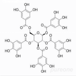 1,2,3,4,6-五没食子酰葡萄糖(CAS:14937-32-7)