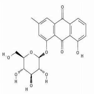 大黄酚-1-O-β-葡萄糖苷(CAS:4839-60-5)