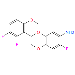 5-(2,3-二氟-6-甲氧基苄氧基)-2-氟-4-甲氧基苯胺；935287-59-5
