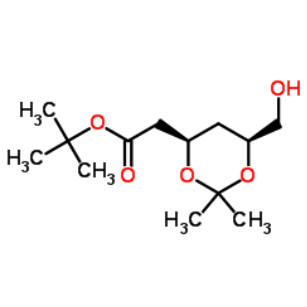 (4R-cis)-6-羟甲基-2,2-二甲基-1,3-二氧六环-4-乙酸叔丁酯；124655-09-0