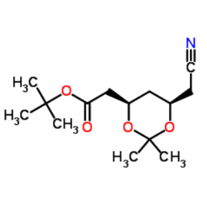 (4R-cis)-6-氰甲基-2,2-二甲基-1,3-二氧六环-4-乙酸叔丁酯；125971-94-0