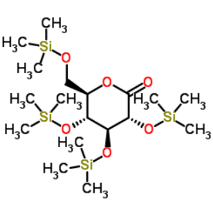 (3R,4S,5R,6R)-3,4,5-三(三甲基硅氧基)-6-((三甲基硅氧基)甲基)四氢-2H-吡喃-2-酮
