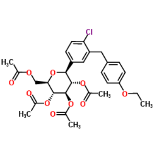 (2R,3R,4R,5S,6S)-2-(乙酰氧基甲基)-6-(4-氯-3-(4-乙氧基苄基)苯基)四氢-2H-吡喃-3,4,5-三乙酸酯