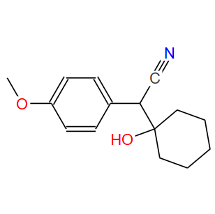 1-[氰基(4-甲氧基苯基)甲基]环己醇；93413-76-4