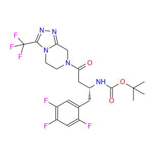 (R)-(4-氧代-4-(3-(三氟甲基)-5,6-二氢-[1,2,4]三唑并[4,3-a]吡嗪-7(8H)-基)-1-(2,4,5-三氟苯基)丁-2-基)氨基甲酸叔丁酯
