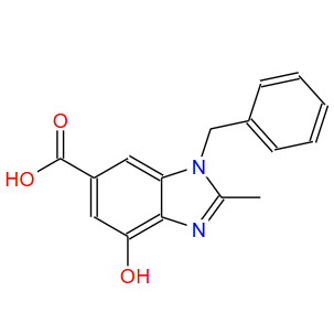 1-苄基-4-羟基-2-甲基-1H-苯并[D]咪唑-6-羧酸；1640981-19-6