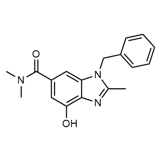4-羟基-N,N,2-三甲基-1-(苯甲基)-1H-苯并咪唑-6-甲酰胺；1640981-20-9