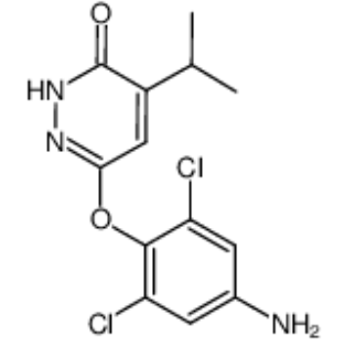 6-(4-氨基-2,6-二氯苯氧基)-4-异丙基哒嗪-3(2H)-酮；920509-28-0