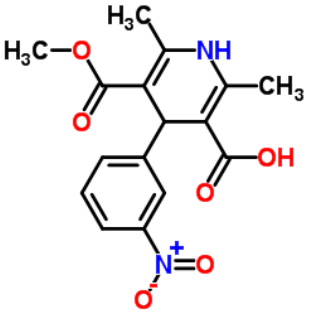 1,4-二氢-2,6-二甲基-4-(3-硝基苯基)吡啶-3,5-二甲酸单甲酯；74936-72-4