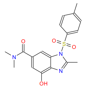 4-羟基-N,N,2-三甲基-1-对甲苯磺酰基-1H-苯并[D]咪唑-6-甲酰胺；942195-86-0
