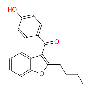 2-丁基-3-(4-羟基苯甲酰基)苯并呋喃；52490-15-0