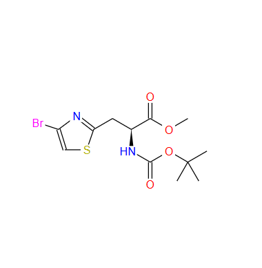 (S)-2-(BOC-氨基)-3-(4-溴-2-噻唑基)丙酸甲酯