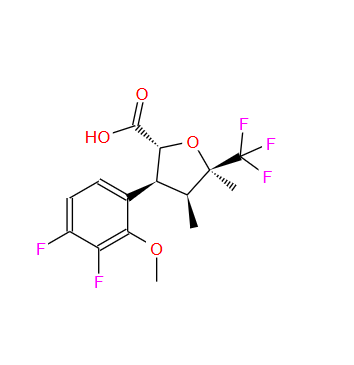 (2R,3S,4S,5R)-3-(3,4-二氟-2-甲氧基苯基)-4,5-二甲基-5-(三氟甲基)四氢呋喃-2-羧酸