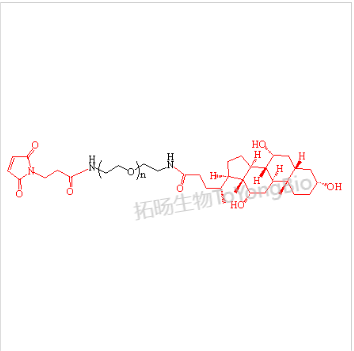 马来酰亚胺聚乙二醇胆酸;MAL-PEG-Cholic acid