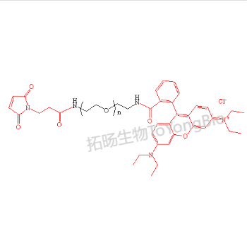 马来酰亚胺聚乙二醇罗丹明;MAL-PEG-RB