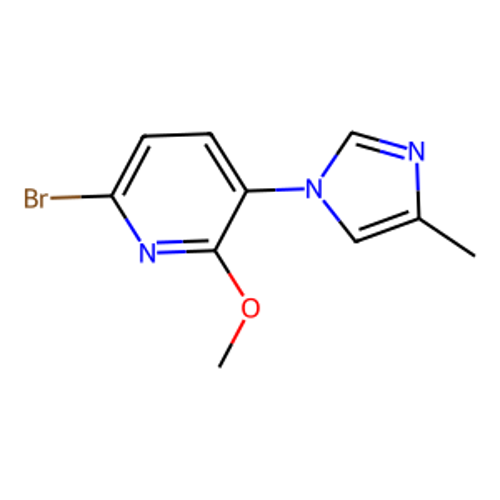 6-溴-2-甲氧基-3-(4-甲基-1H-咪唑-1-基)吡啶