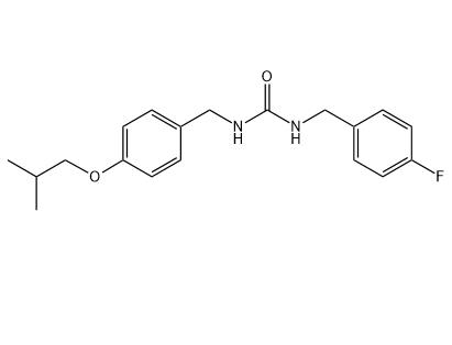 N-（4-氟苯基）甲基-N-[[4-(2-甲基丙氧基)苯基]甲基]脲