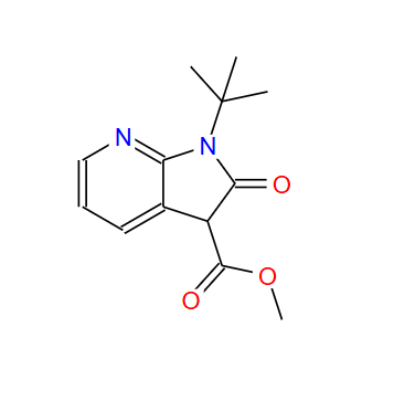 1-叔丁基-2-氧代-1H,2H,3H-吡咯并[2,3-b]吡啶-3-羧酸甲酯