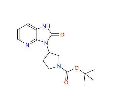 叔丁基 (3S)-3-(2-氧-1,2-氢-3H-咪唑[4,5-B]吡啶-3-基)吡咯烷-1-羧酸盐