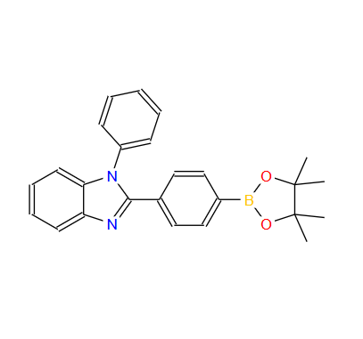 1-苯基-2-(4-(4,4,5,5-四甲基-1,3,2-二恶英-2-基)苯基)-1H-苯并唑[D]咪唑