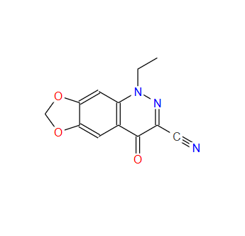 1-ethyl-1,4-dihydro-4-oxo[1,3]dioxolo[4,5-g]cinnoline-3-carbonitrile