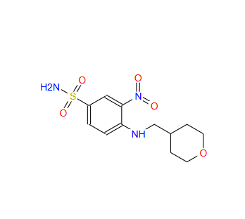3-硝基-4-(((四氢-2H-吡喃-4-基)甲基)氨基)苯磺酰胺