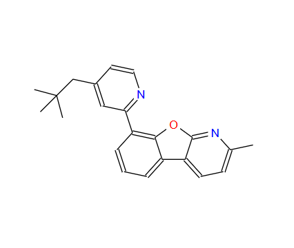 8-[4-(2,2-二甲丙基)-2-吡啶基]-2-甲基苯并呋喃[2,3-B]吡啶