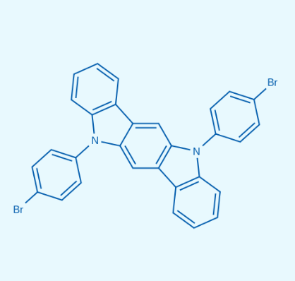 5,11-双(4-溴苯基)-5,11-二氢吲哚并吲哚并[3,2-B]咔唑  1571136-18-9