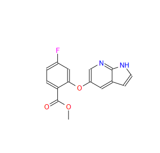 2-((1H-吡咯[2,3-b]吡啶-5-基)氧基)-4-氟苯甲酸甲酯