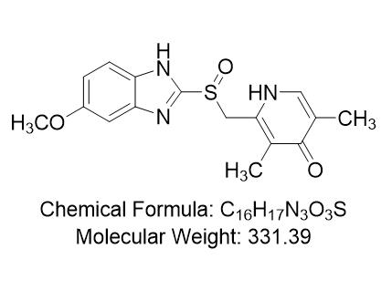 2-［［（5-甲氧基-1H-苯并咪唑-2-基）亚硫酰基］甲基］-3，5-二甲基-4（1H）-1-吡啶酮